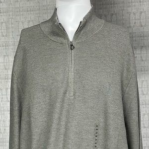 NWT Polo Ralph Lauren Quarter Zip Pima Cotton Sweater Size 2XB